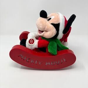 Disney Mickey Mouse Christmas Animated Christmas Sleigh Pals Sings Jingle Bells